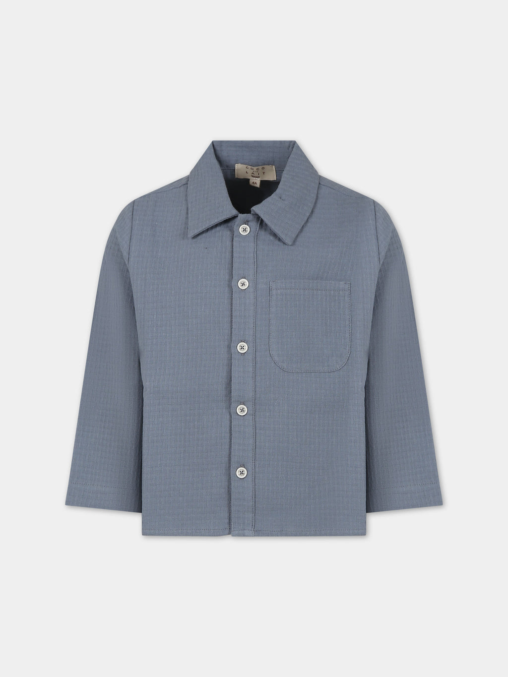 Chemise bleu ciel pour enfants